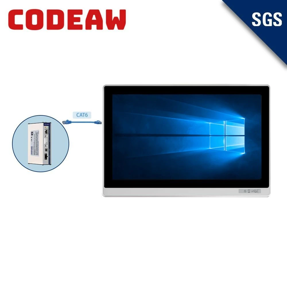 15 Inch Capacitive Multi-Touch Screen Monitor IP65 Embedded Touchscreen Rugged Control Panel Industrial LCD Display Idd-Link4 Port Panel