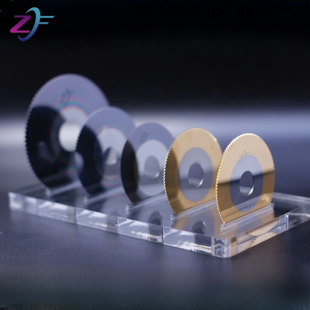 63mm Carbide Saw Blade for Metal Cutting Slot Milling Dado Eyewear Frame Blank Solid Carbide Manufacturer Cfrp GRP Ss Aluminum Lens Groove Hinge Slot Saws