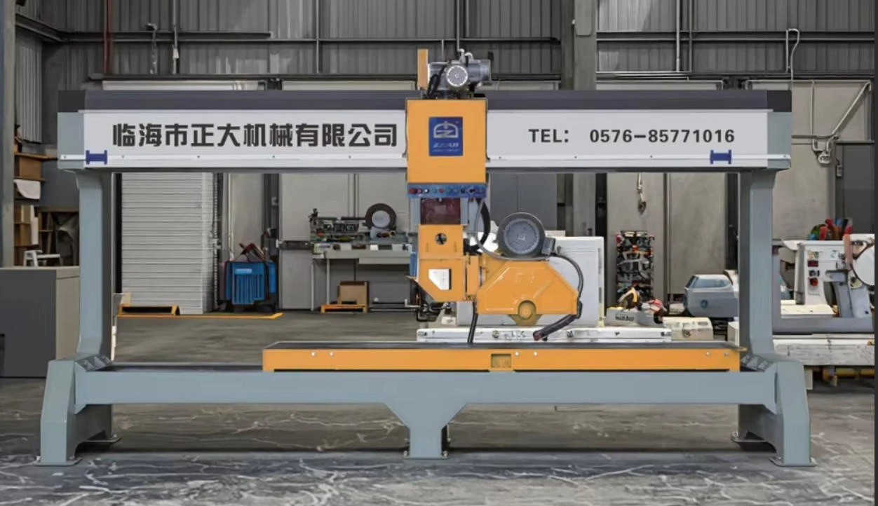 Automatic Long Table Tile Marble Granite Bridge Stone Cutter with Chamfering Function