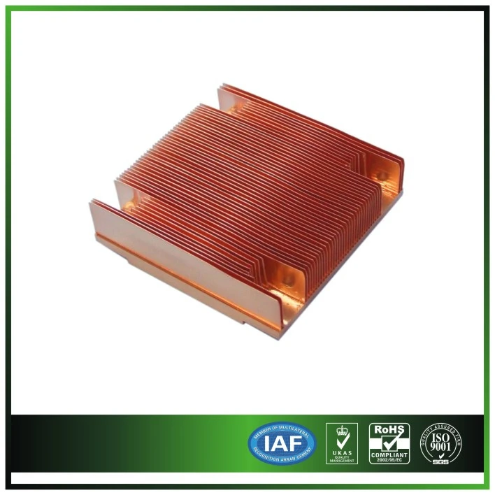 Copper or Aluminum Skived Fin Heatsink