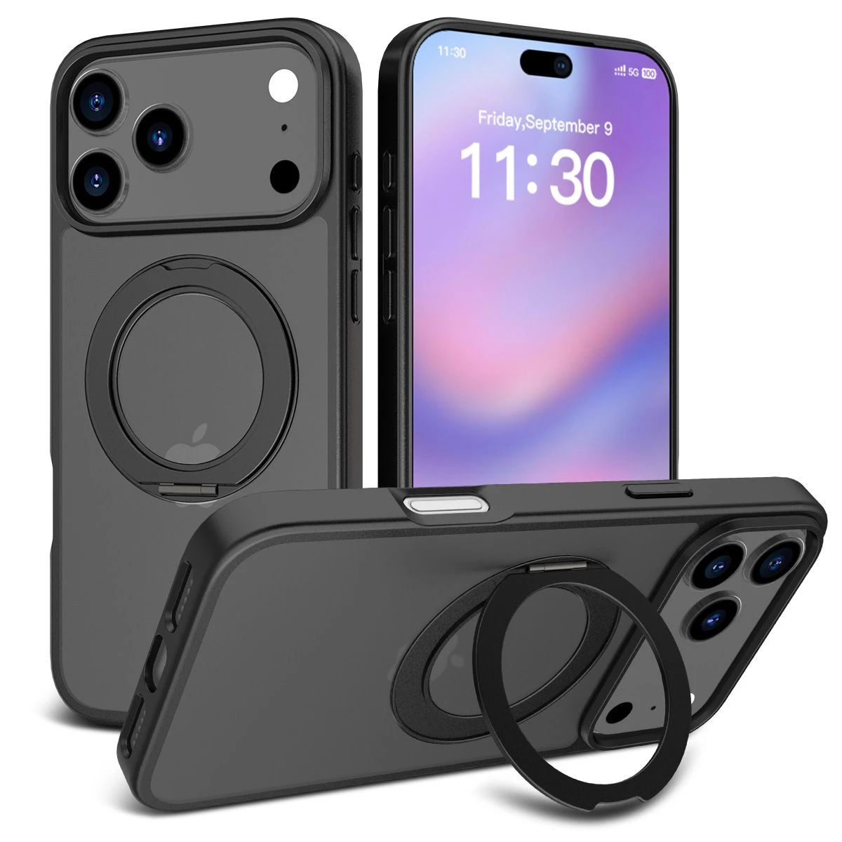 Cover Magnetic Wireless Charge 360 Rotating Magsafe Shockproof Phone Case for iPhone 17 PRO/17PRO Max