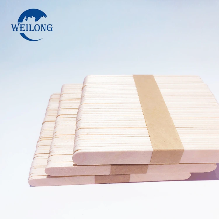 Custom Wooden Branded Food Grade Wax Popsicle Stick