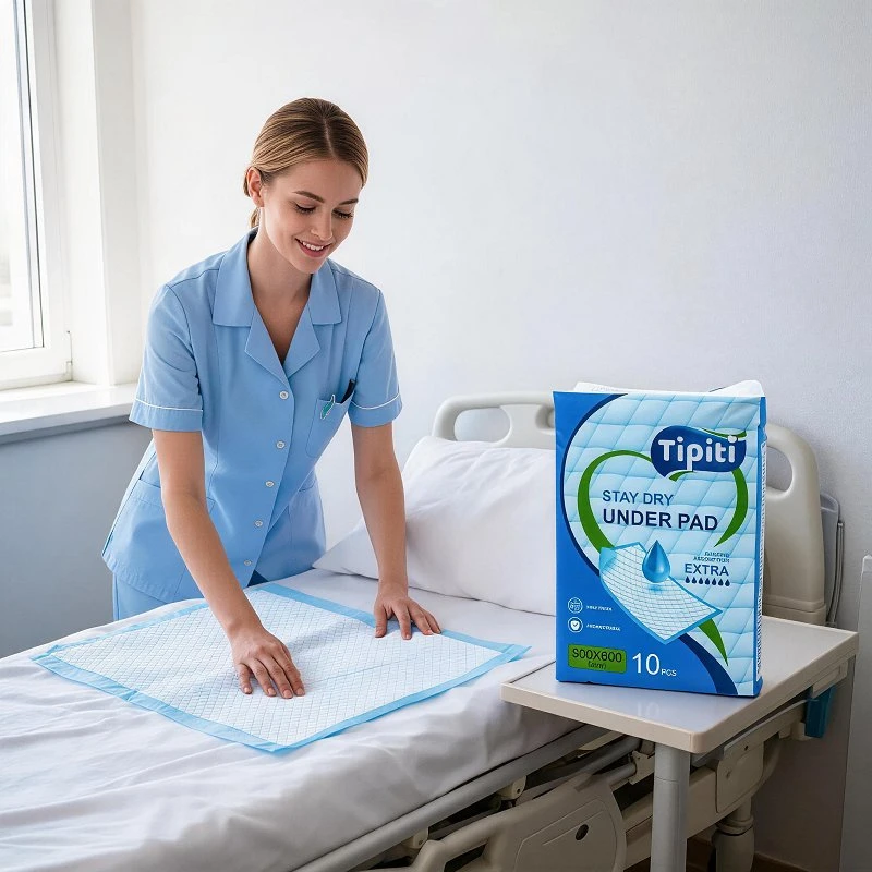 Factory Direct Supply of Soft and Comfortable Disposable Underpads with Customizable Sizes and Free Samples Available