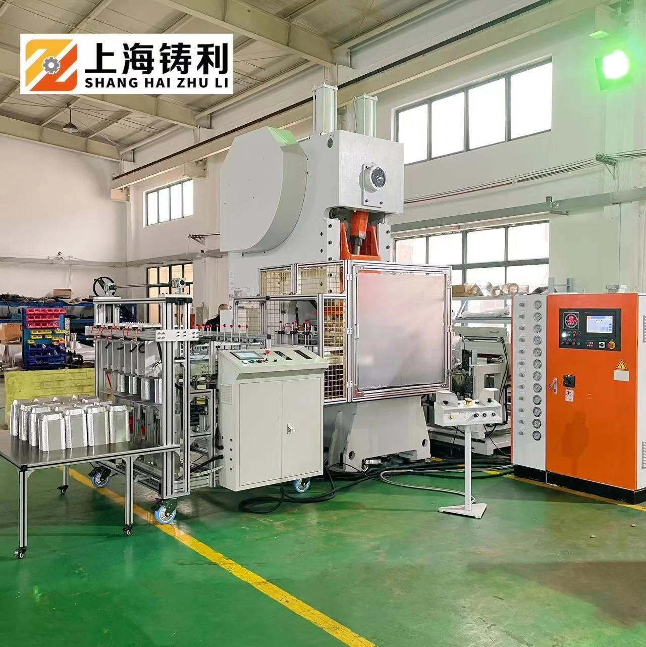 Industrial Automatic Multi Cavities Aluminum Foil Container Machine with High Speed T63