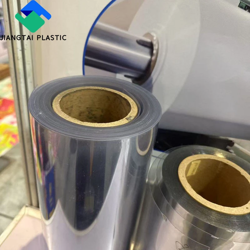 Jiangtai Plastic Clear Rigid PVC Roll for Vacuum Forming
