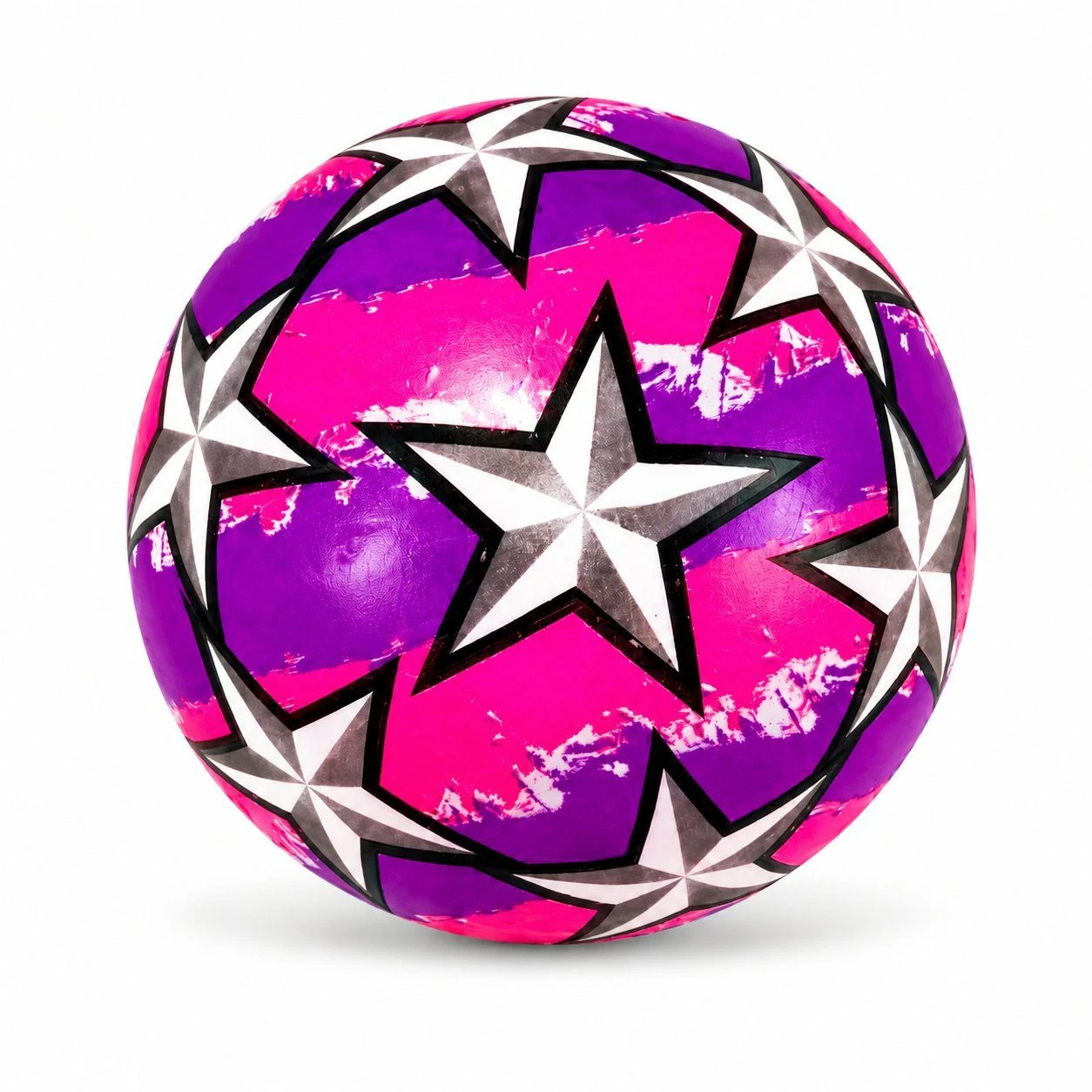 PVC Inflatable Bouncy Toy Balls Star Footballs for Beach Sport Toys