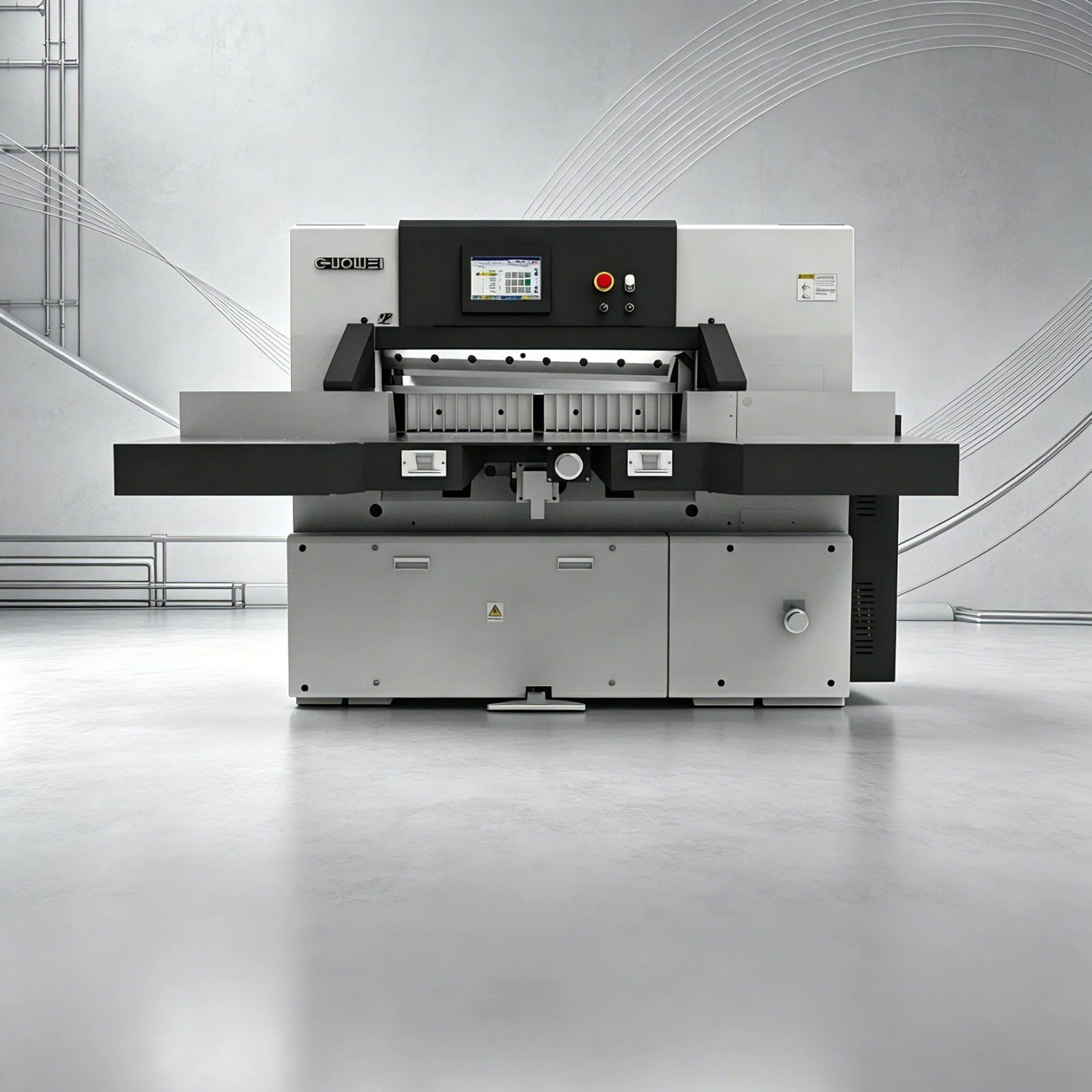 Program Control Guillotine Industrial Heavy Duty Paper Cutting Machine