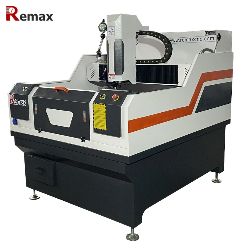 Remax 6060 Cast Iron Metal CNC Milling Router Steel Structure CNC Engraving Machine for Aluminum Metal Molds Making Machinery 3kw Lathe
